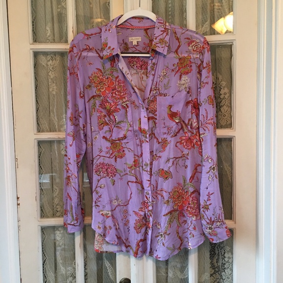 Host Pick: Anthropologie Pilcro Nature Print Shirt - Size Small - Picture 7 of 7